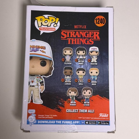 Funko Pop Stranger Things Dustin Thinking Cap Hellfire Club Figure - Picture 4 of 5
